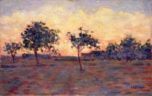 Atardecer de Georges Pierre Seurat