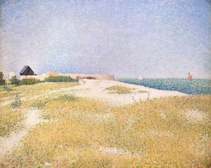 Vista de Fort Samson, 1885 de Georges Pierre Seurat