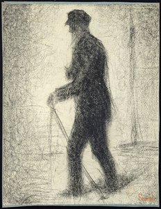 Caminando, c.1882 de Georges Pierre Seurat