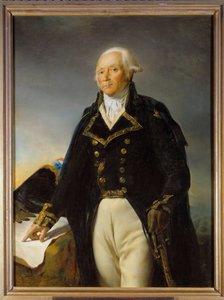 Retrato de François Christophe Kellermann (1735-1820), duque de Valmy, general en jefe del ejército de Mosela. Pintura de Georges Rouget (1784-1869) 1792