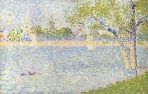El Sena visto desde la Grande Jatte. 1888 de Georges Seurat