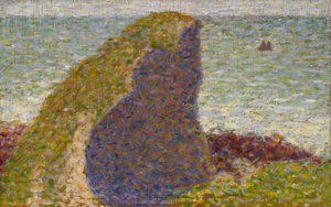 Georges Seurat - Le Bec du Hoc (Estudio) de Georges Seurat