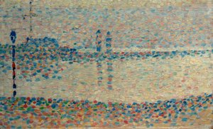 El puerto de Gravelines (Estudio) de Georges Seurat