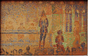 Desfile de circo de Georges Seurat
