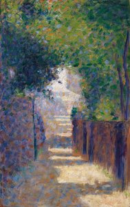 Rue St. Vincent en primavera, c.1884 de Georges Seurat