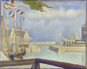 Domingo en Port-en-Bessin de Georges Seurat