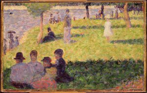 Estudio para Un domingo por la tarde en la isla de La Grande Jatte