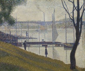 El puente en Courbevoie, 1886-87