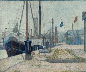 El Maria en Honfleur de Georges Seurat