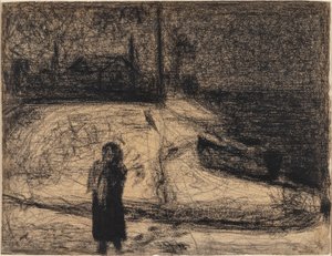 La Zona (Extramuros) de Georges Seurat