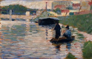 Vista del Sena de Georges Seurat