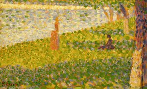 Mujeres en la Orilla del Río, estudio para La Grande Jatte, c.1885-86