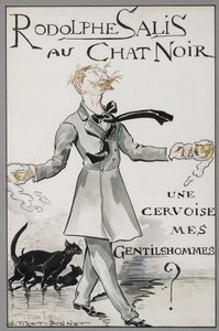 Rodolphe Salis en el Chat Noir