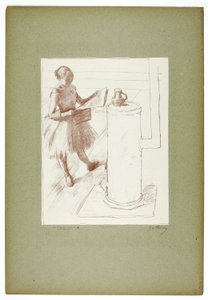 Bailarina junto a la estufa de Georges William Thornley