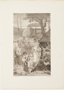 Vida pastoral de Santa Genoveva (panel derecho)