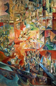 Metrópolis, por Georges Yakoulov, Rusia, siglo XX de Georges Yakoulov