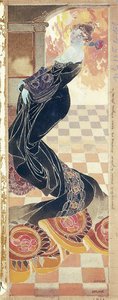 Dama con vestido negro, c.1900 de Georges de Feure