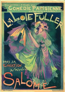 Loïe Fuller como Salomé, 1895 de Georges de . Feure