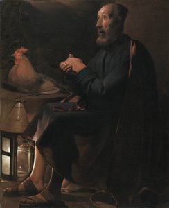 Francés: Les larmes de Saint-Pierre Saint Peter Repentant de Georges de La Tour