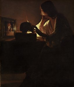 La Magdalena arrepentida de Georges de La Tour