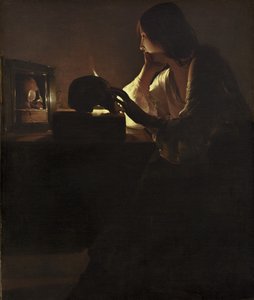 La Magdalena arrepentida, 1635-40 de Georges de La Tour