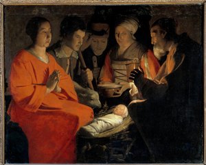 La Adoración de los Pastores de Georges de La Tour