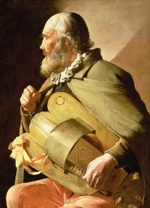 El jugador de organillo ciego de Georges de La Tour