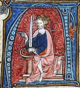 Conrado I el Joven, rey de Francia Oriental, de Spieghel Historiael de Jacob van Maerlant, c. 1330 (33526342263) de Georgia Levan Ramishvili from Tbilisi