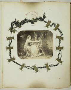 Sin título [mujer hilando], 1855-1868