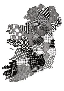 Irlanda, 2015 (tinta sobre cartulina) de Georgina Naisbitt