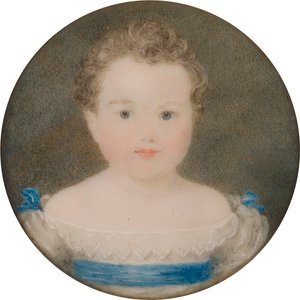 Retrato de Orlando George Charles Bridgeman, posteriormente 3er conde de Bradford, de niño (1819-1898), c.1821-22 (óleo y lienzo) de Georgina Viscountess Newport Moncreiff