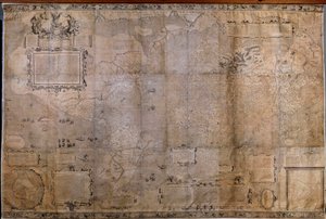 Mapa geográfico del mundo de Gerard (after) Mercator