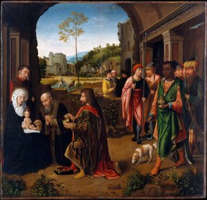La Adoración de los Magos, c.1520 de Gerard (studio of) David