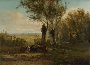 Pradera cerca de Oosterbeek de Gerard Bilders