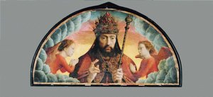 Dieu Pere benissant - Dios Padre dando su ... de Gerard David