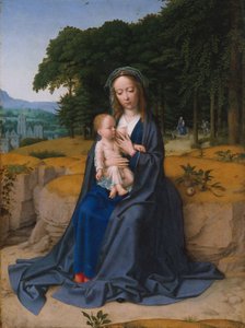 El descanso en la huida a Egipto, c.1512-15 de Gerard David