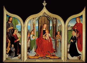 Tríptico de la familia Sedano - Tríptico de la familia Sedano ... de Gerard David