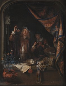 Una visita al doctor de Gerrit Dou