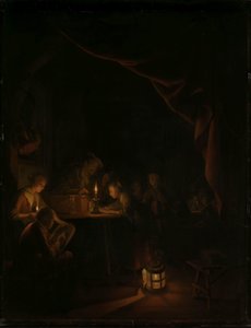 La escuela nocturna de Gerrit Dou