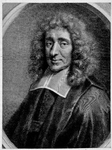 Antoine Furetiere (1619-1688), grabado por Edelinck de Gérard Edelinck