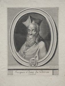 Cardenal Jaques Davey Duperron de Gérard Edelinck
