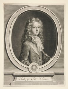 Felipe V, duque de Anjou de Gérard Edelinck