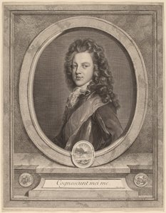 James III, Príncipe de Gales de Gerard Edelinck after François de Troy