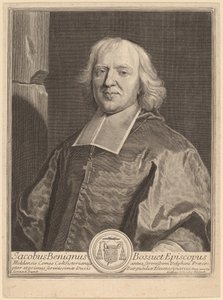 Jacques Benigne Bossuet de Gerard Edelinck after Hyacinthe Rigaud