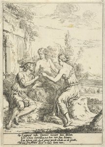 Escena pastoral con Dameet, Galate y Amaril de Gerard Hoet (I)