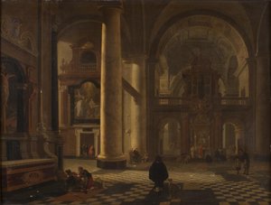 Interior de una iglesia católica