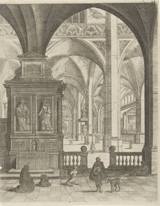 Kerkinterieur de Gerard Houckgeest