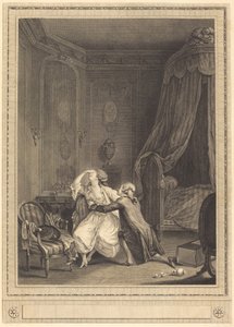 El arrepentimiento tardío de Gerard Rene Le Vilain after Nicolas Lavreince