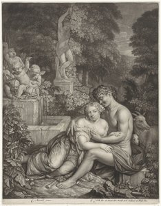 Vertumnus en Pomona de Gerard Valck