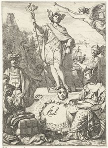 Alegoría del comercio con Mercurio de Gerard de Lairesse (rejected attribution)